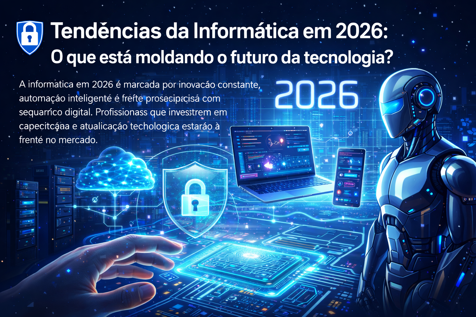 Tendências da Informática em 2026: O que está moldando o futuro da tecnologia?